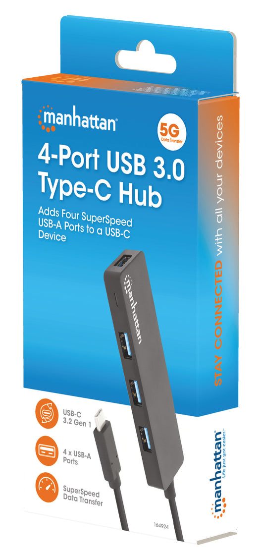 4-Port USB 3.0 Typ-C Hub Packaging Image 2