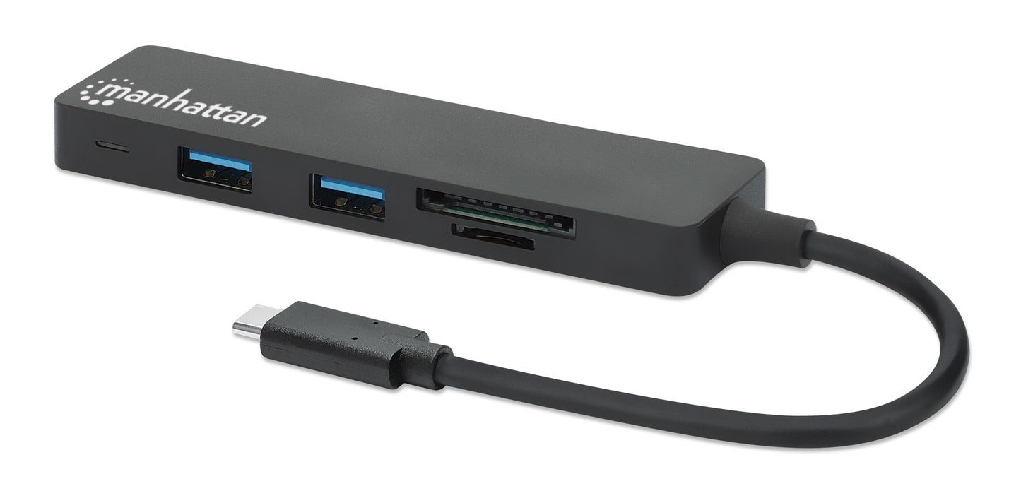 3-Port USB 3.0 Typ-C Hub mit Card Reader Image 1