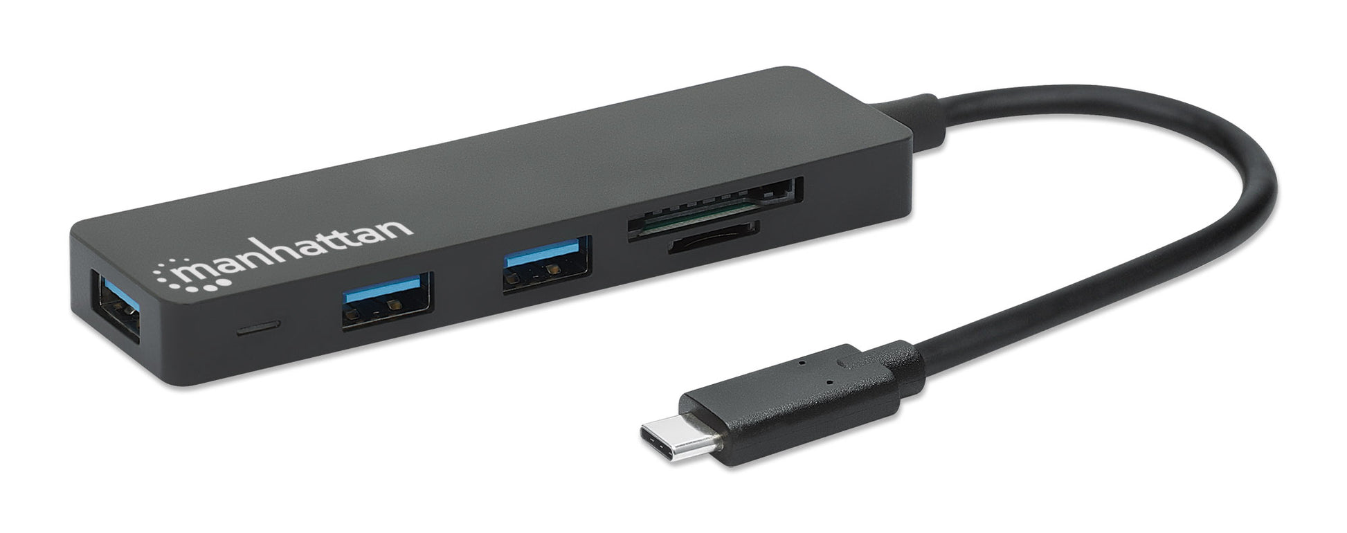 3-Port USB 3.0 Typ-C Hub mit Card Reader Image 3