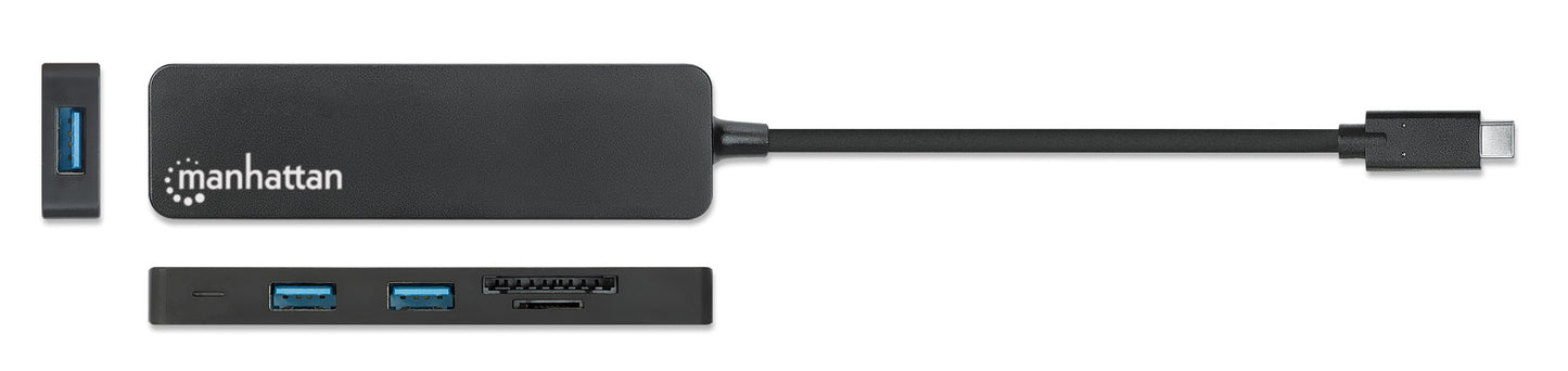 3-Port USB 3.0 Typ-C Hub mit Card Reader Image 6