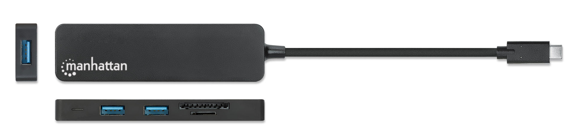 3-Port USB 3.0 Typ-C Hub mit Card Reader Image 6