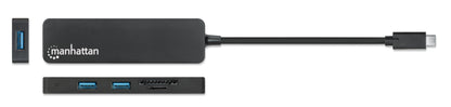 3-Port USB 3.0 Typ-C Hub mit Card Reader Image 6