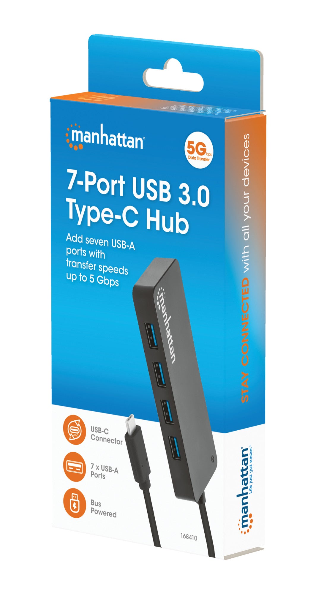 7-Port USB 3.0 Typ-C Hub Packaging Image 2