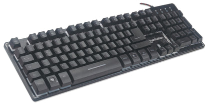 USB-Gaming-Tastatur mit LEDs und Metallunterseite Image 3