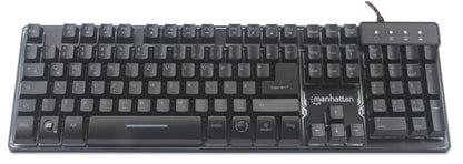 USB-Gaming-Tastatur mit LEDs und Metallunterseite Image 4