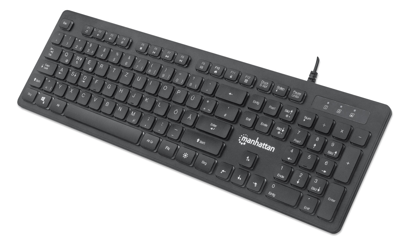 Ultraflache USB-Gaming-Tastatur mit LEDs Image 1