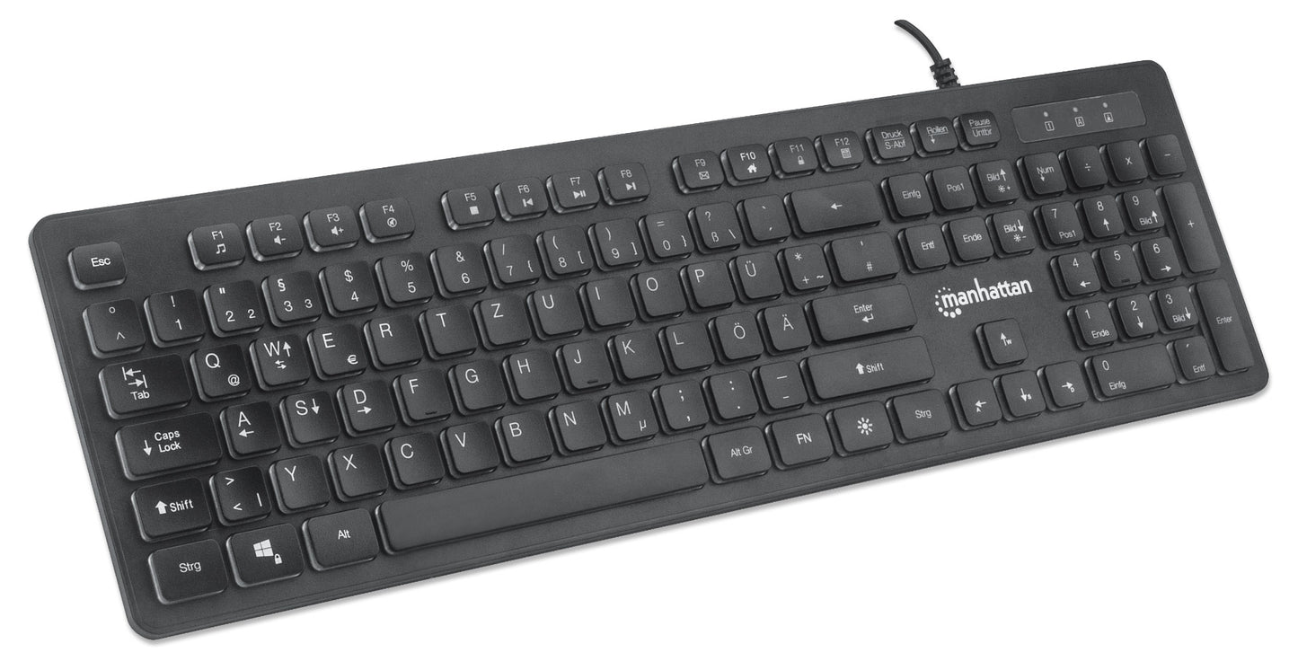 Ultraflache USB-Gaming-Tastatur mit LEDs Image 3
