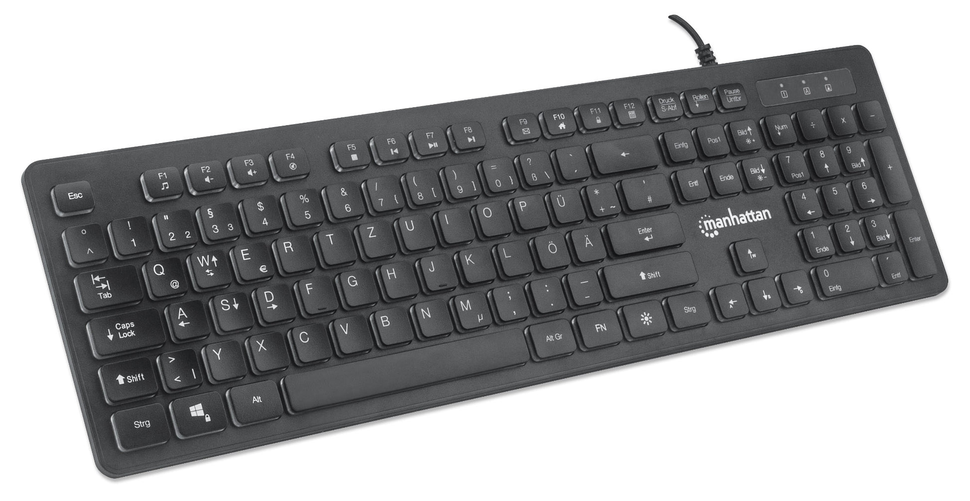 Ultraflache USB-Gaming-Tastatur mit LEDs Image 3