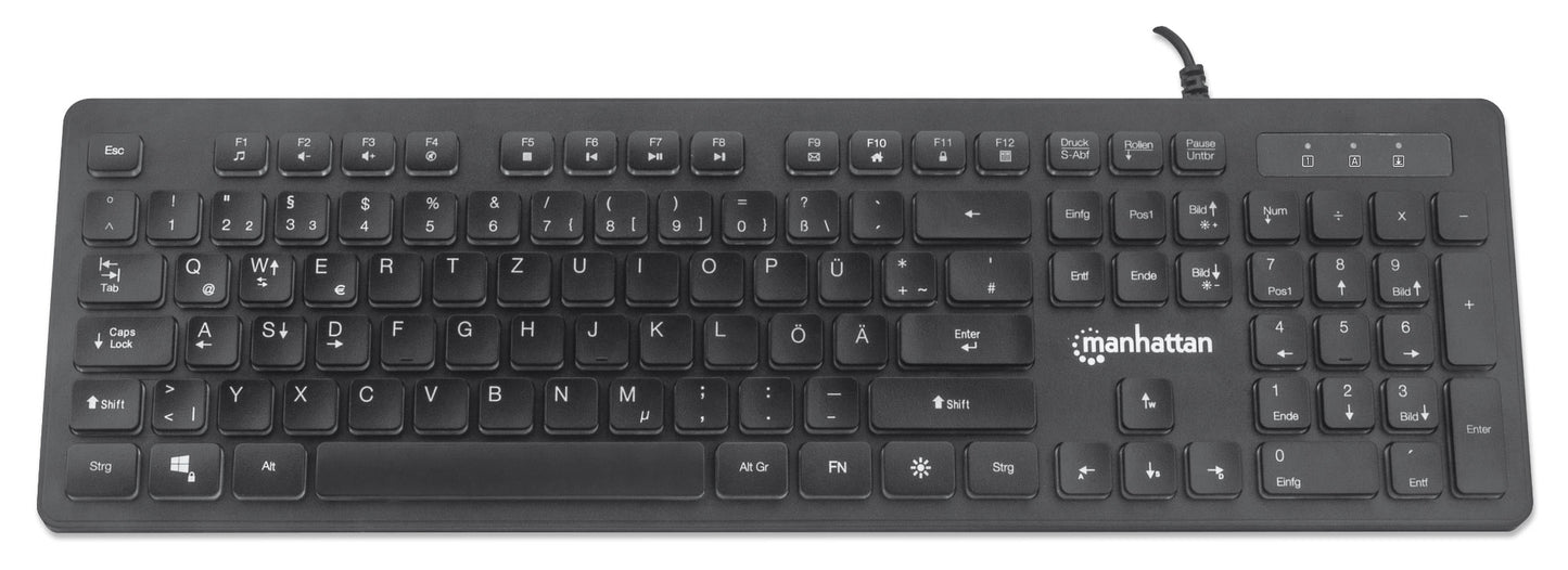 Ultraflache USB-Gaming-Tastatur mit LEDs Image 4