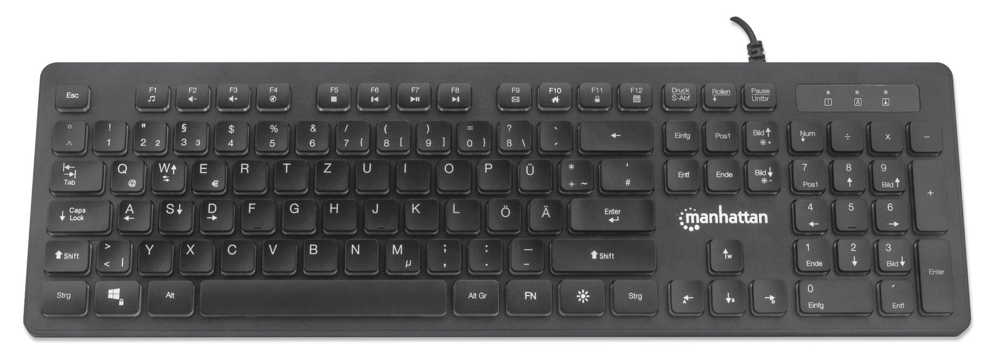 Ultraflache USB-Gaming-Tastatur mit LEDs Image 4