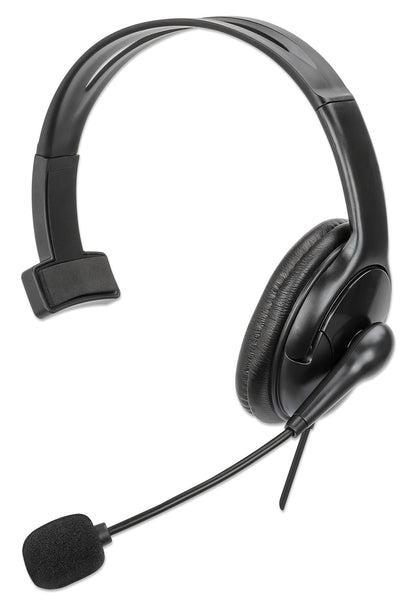 Mono USB-Headset, Over-Ear, mit beidseitig verwendbarem Mikrofon Image 1