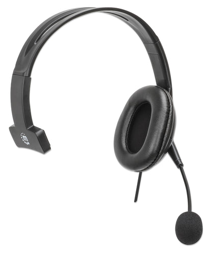 Mono USB-Headset, Over-Ear, mit beidseitig verwendbarem Mikrofon Image 3