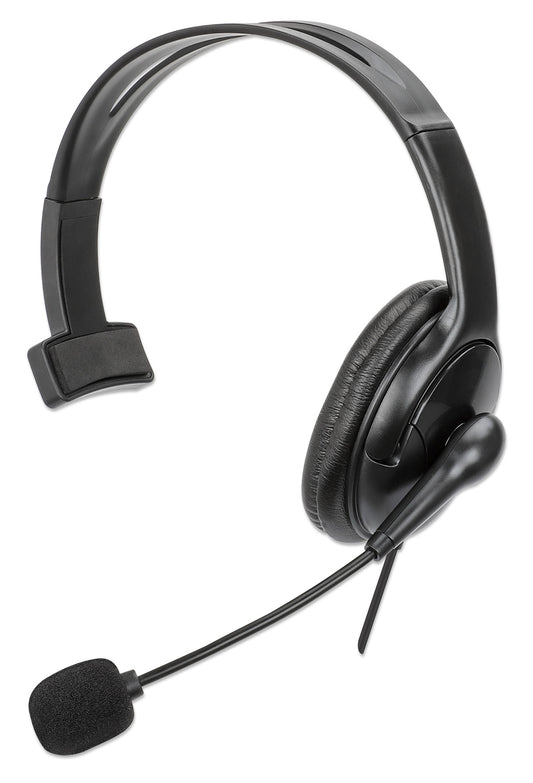 Mono USB-Headset, Over-Ear, mit beidseitig verwendbarem Mikrofon Image 1