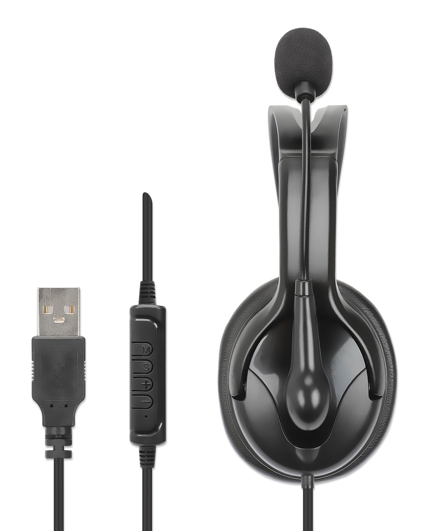 Mono USB-Headset, Over-Ear, mit beidseitig verwendbarem Mikrofon Image 8