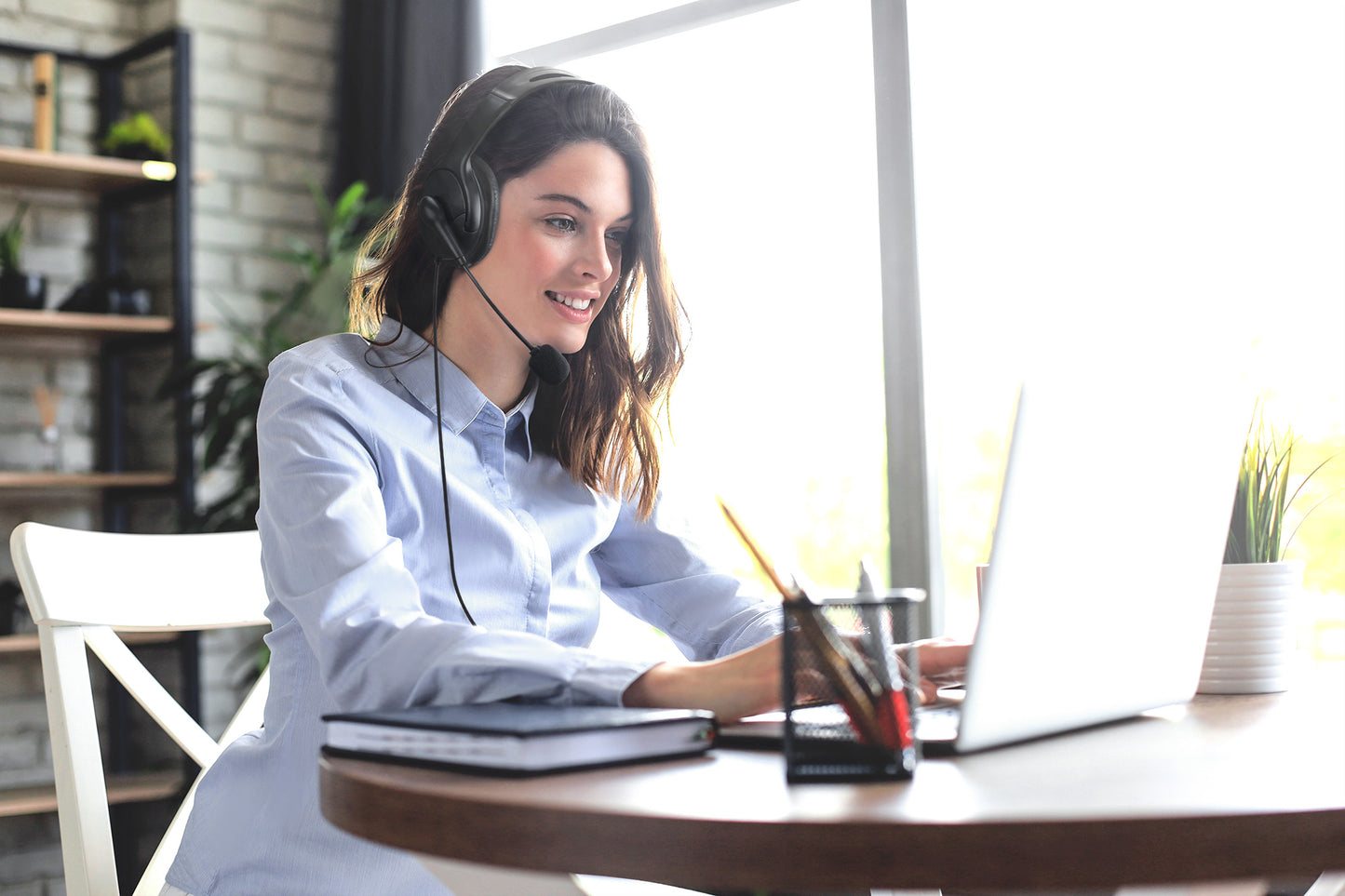 Mono USB-Headset, Over-Ear, mit beidseitig verwendbarem Mikrofon Image 9