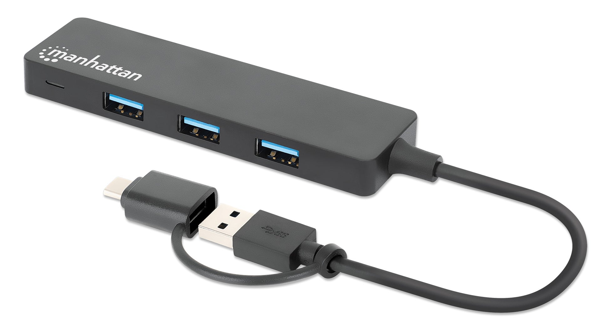4-Port USB 3.0 Typ-C / Typ-A Kombo-Hub Image 1