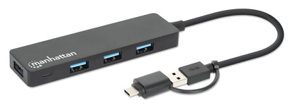 4-Port USB 3.0 Typ-C / Typ-A Kombo-Hub Image 3