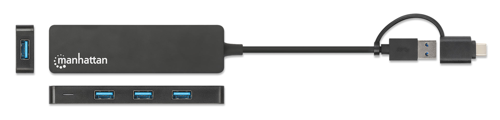 4-Port USB 3.0 Typ-C / Typ-A Kombo-Hub Image 5