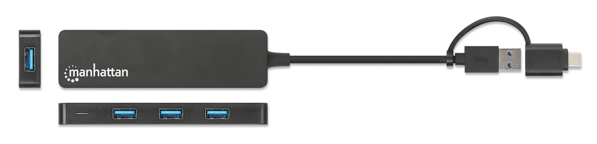 4-Port USB 3.0 Typ-C / Typ-A Kombo-Hub Image 5