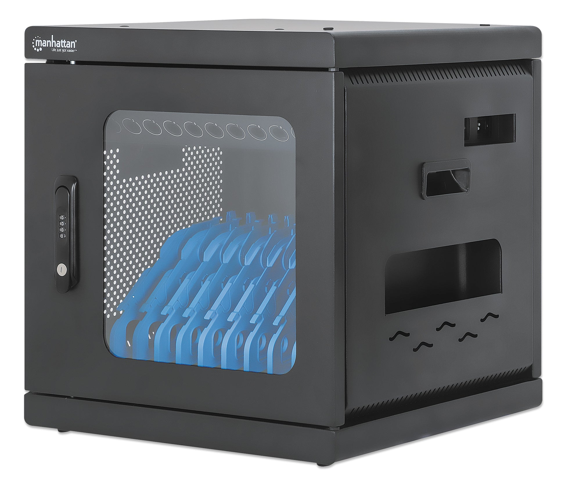 Desktop Ladeschrank mit 10 Steckdosen Image 1