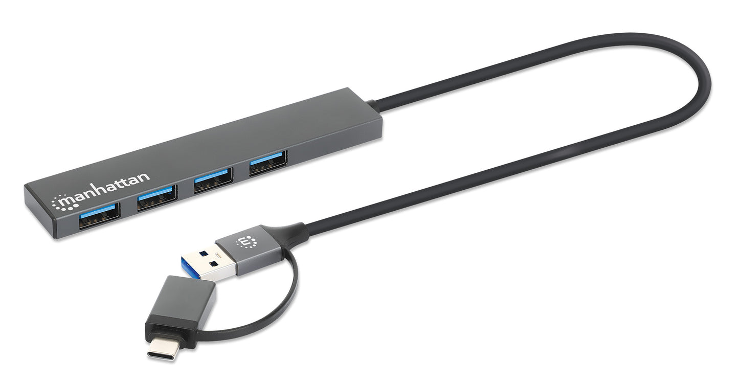 4-Port USB 3.0 Typ-C / Typ-A Kombo-Hub Image 3