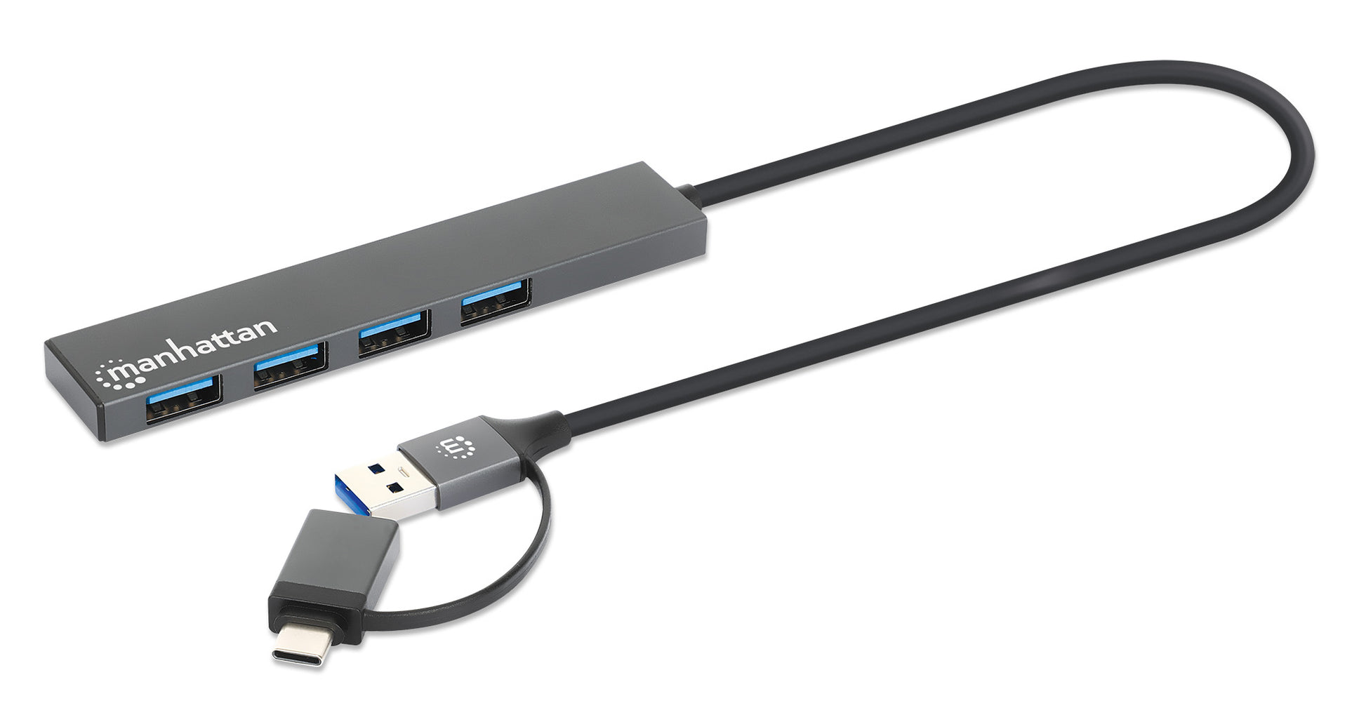 4-Port USB 3.0 Typ-C / Typ-A Kombo-Hub Image 3