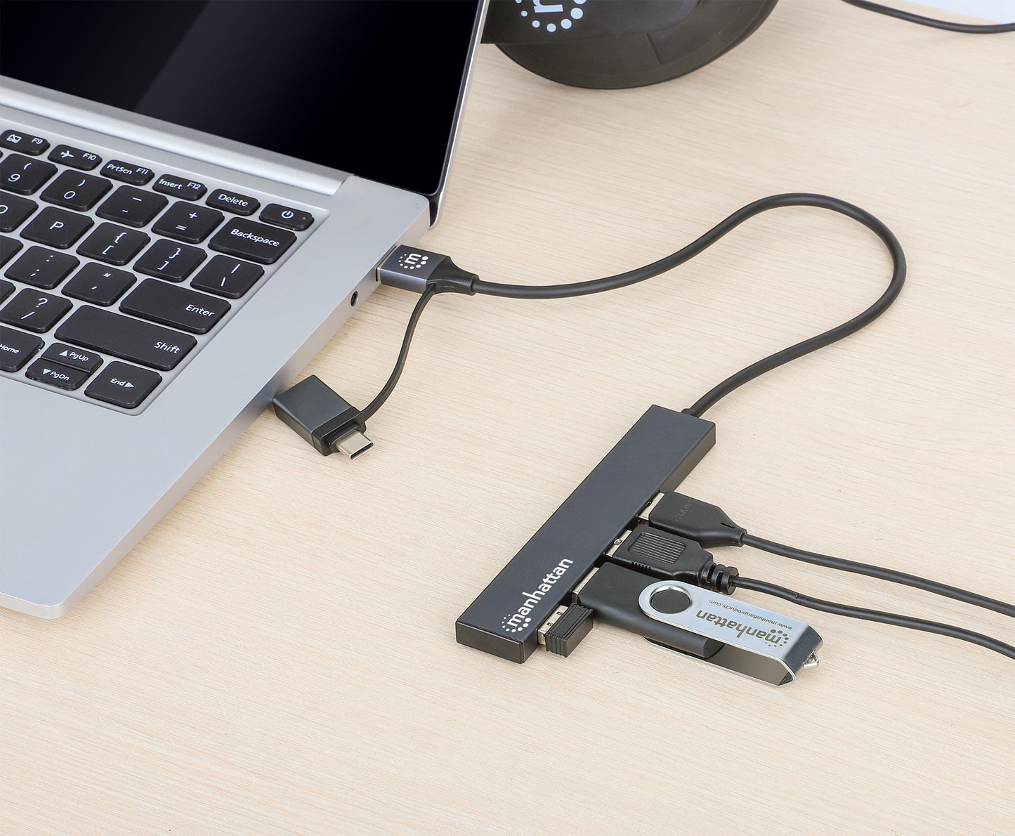4-Port USB 3.0 Typ-C / Typ-A Kombo-Hub Image 6