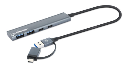 4-Port USB 3.0 Typ-C / Typ-A Kombo-Hub 2x2 Image 3