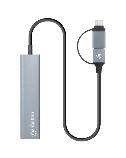 4-Port USB 3.0 Typ-C / Typ-A Kombo-Hub 2x2 Image 5