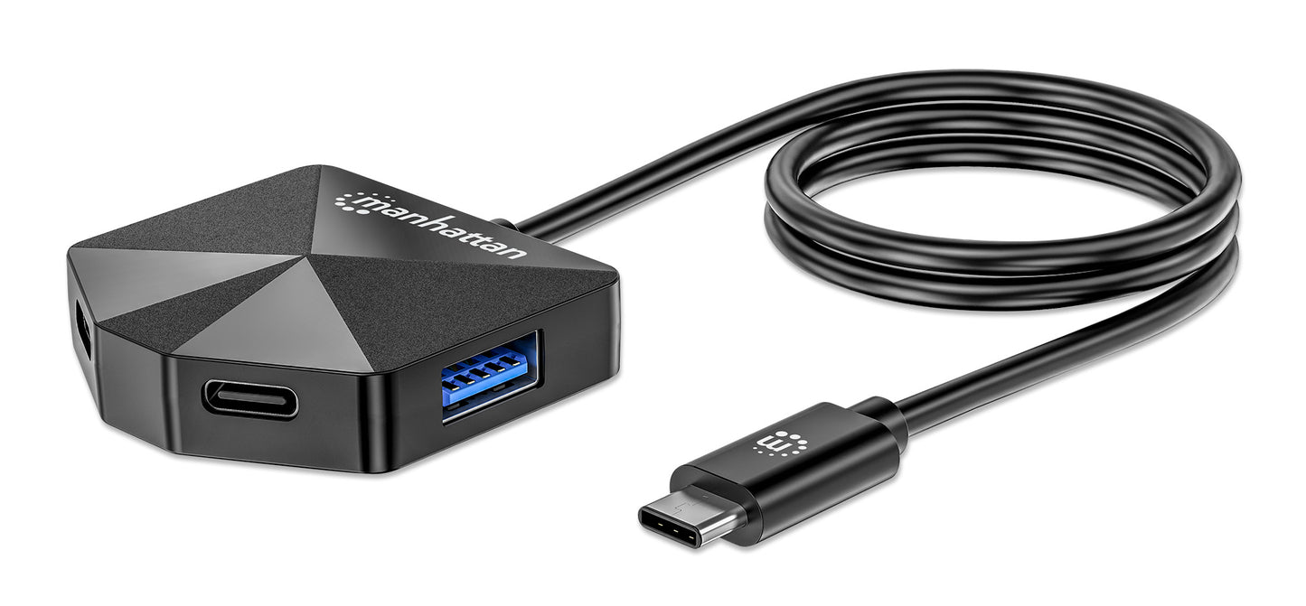 4-Port USB 3.0 Typ-C / Typ-A Kombo-Hub 2x2 Image 1