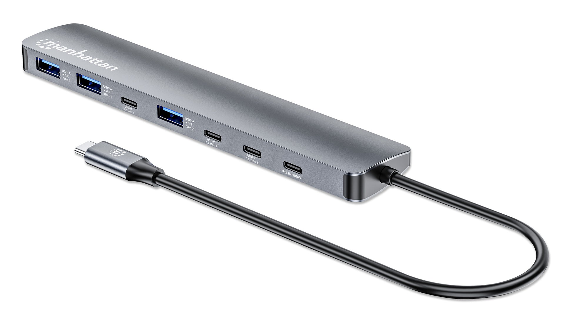 7-Port 10G/5G USB-C / USB-A Hub 4+3 mit Power Delivery Image 4