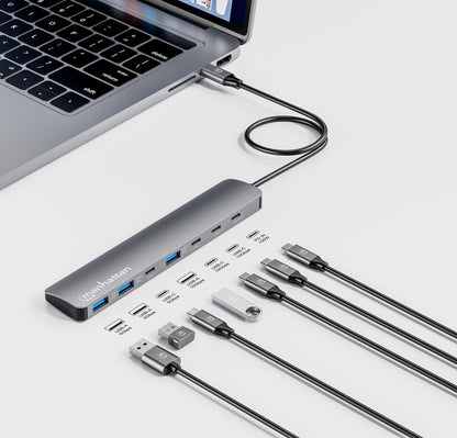 7-Port 10G/5G USB-C / USB-A Hub 4+3 mit Power Delivery Image 5