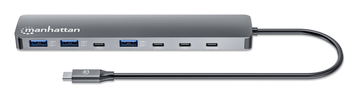7-Port 10G/5G USB-C / USB-A Hub 4+3 mit Power Delivery Image 6