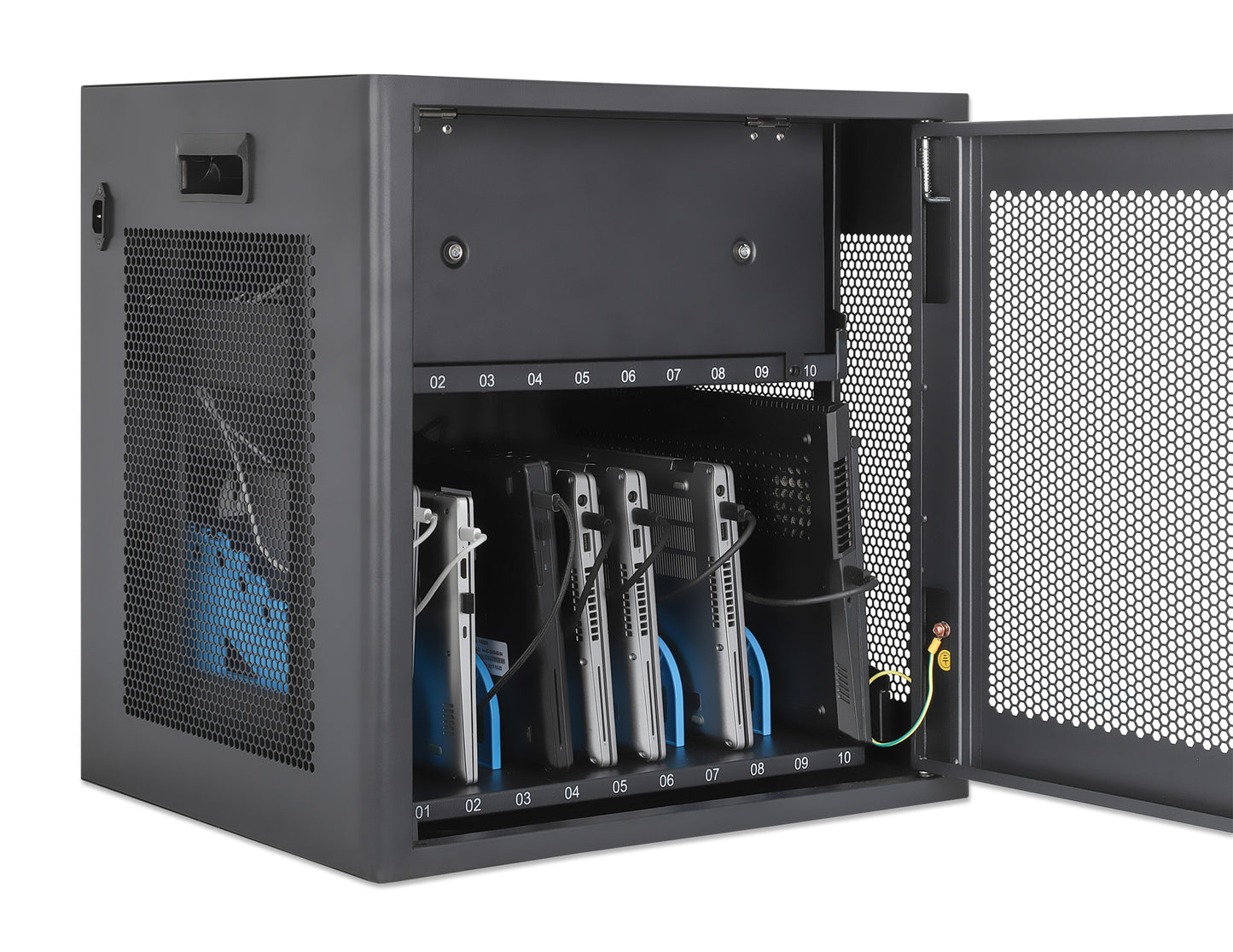 Desktop-Ladeschrank mit 10 Steckdosen Image 7