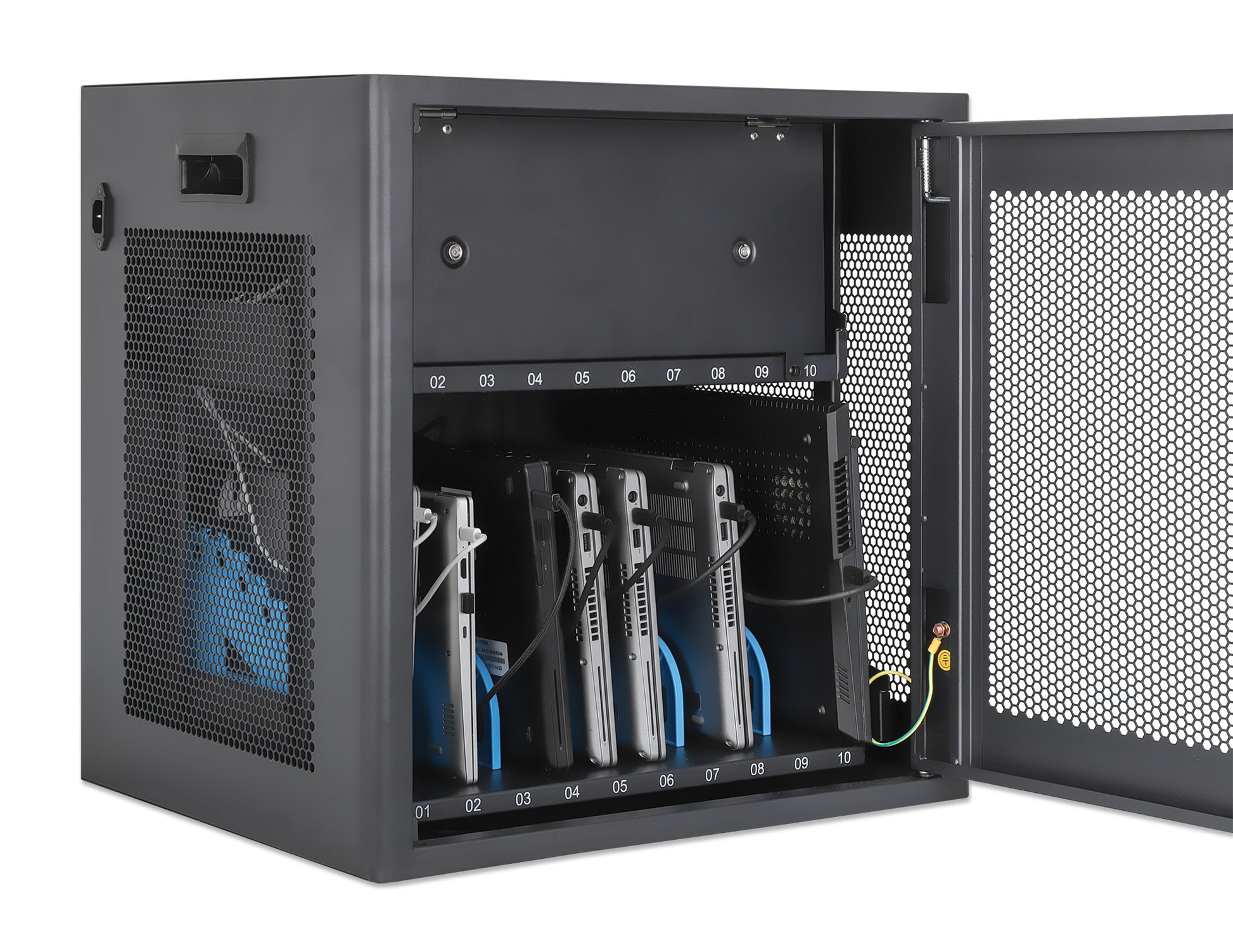 Desktop-Ladeschrank mit 10 Steckdosen Image 7