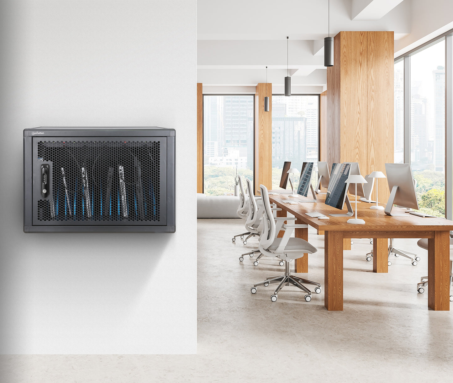 12-Port USB-C Desktop Ladeschrank - 65W pro Port Image 4
