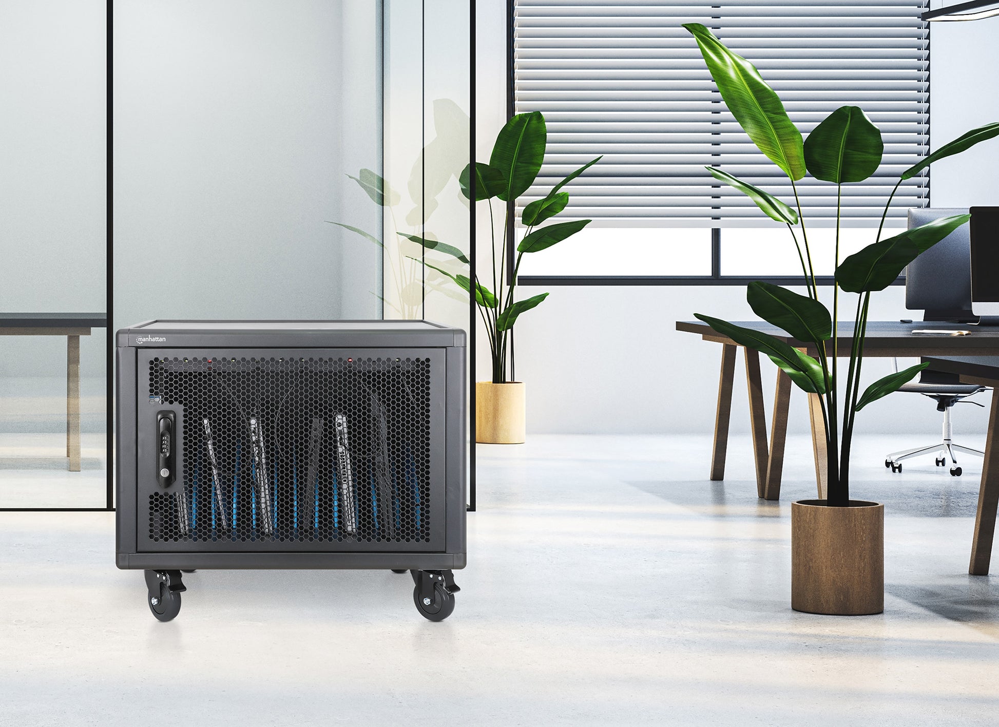 12-Port USB-C Desktop Ladeschrank - 65W pro Port Image 6