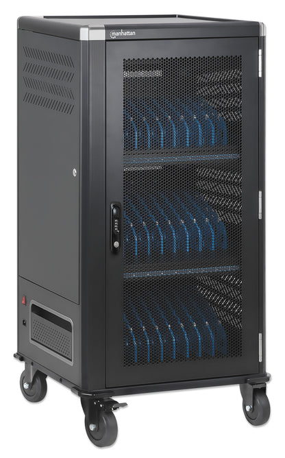 30-Port USB-C Ladeschrank auf Rollen - 65W pro Port Image 4