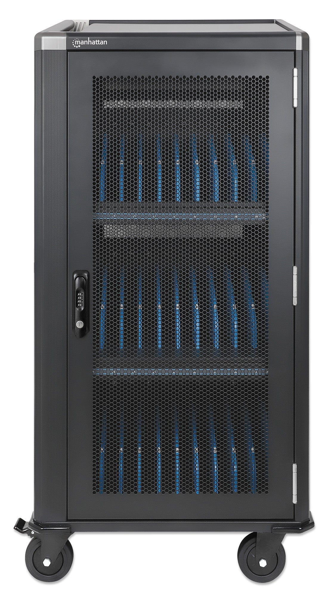 30-Port USB-C Ladeschrank auf Rollen - 65W pro Port Image 6