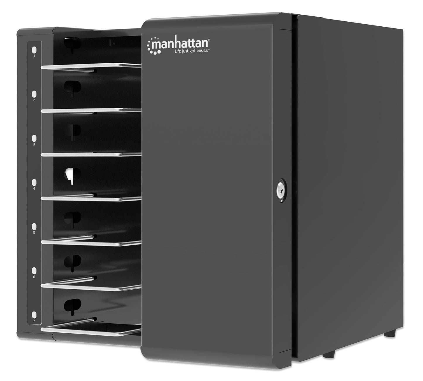 7-Port USB-C Desktop-Ladeschrank - 65W pro Port Image 1
