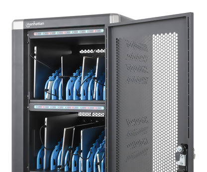 30-Port USB-C Ladeschrank auf Rollen - 30W pro Port Image 8