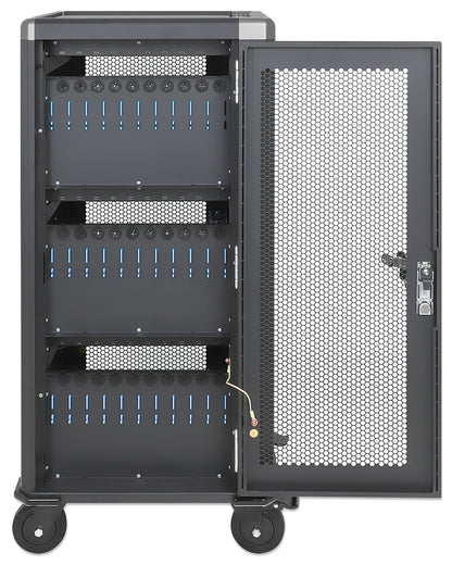 30-Port USB-C Ladeschrank auf Rollen - 30W pro Port Image 9