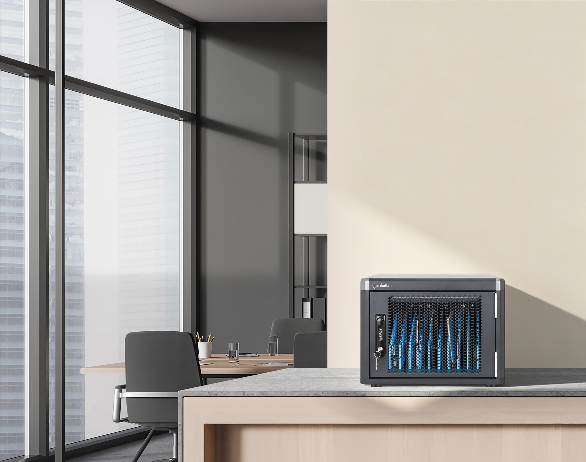 10-Port USB-C Desktop Ladeschrank - 30W pro Port Image 5