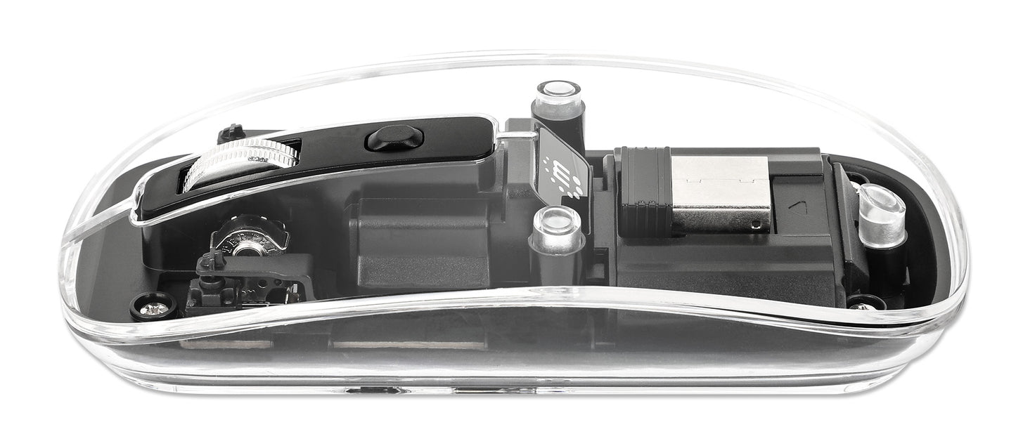 Transparente Wiederaufladbare Kabellose USB-Maus Image 11