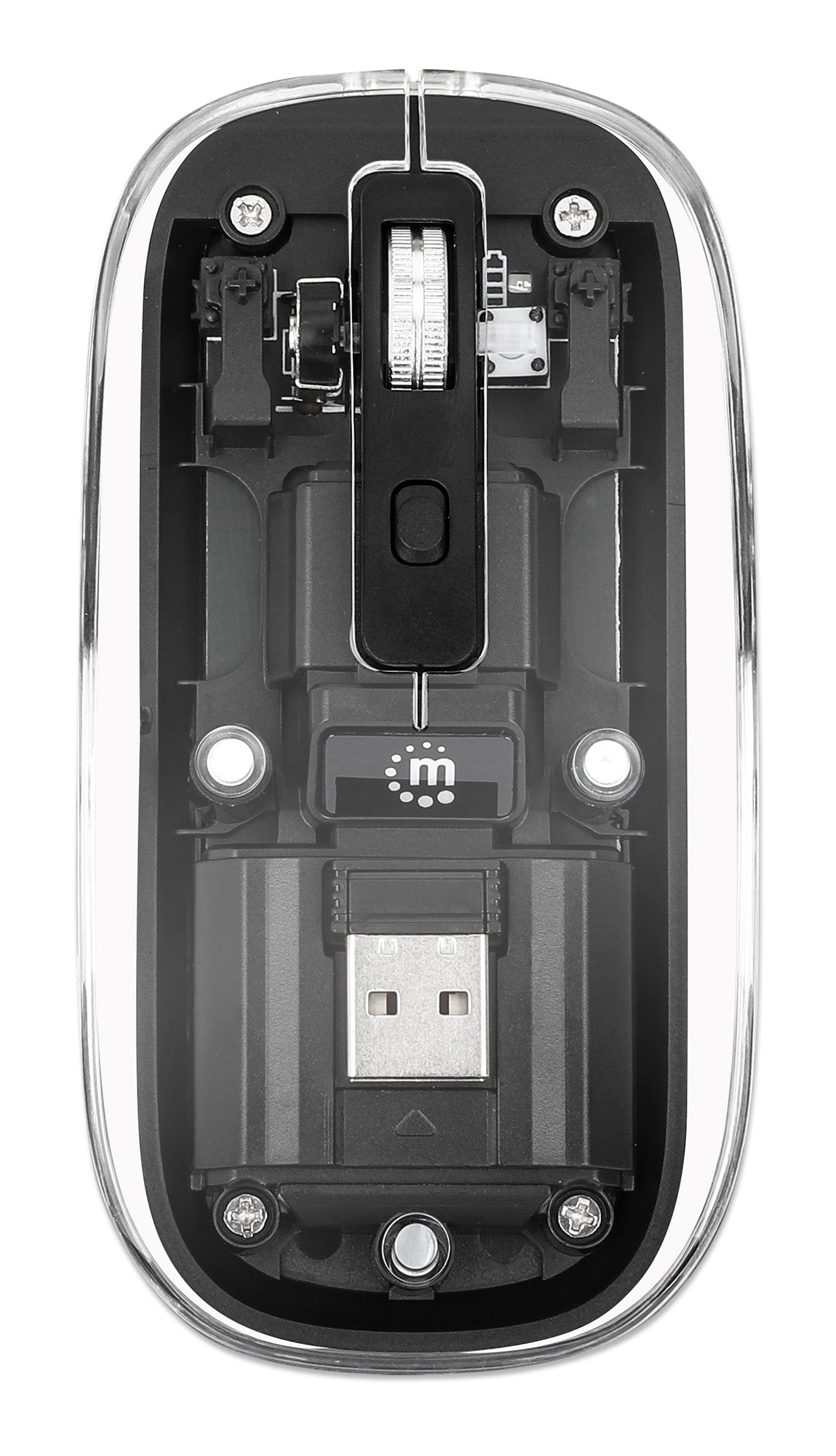 Transparente Wiederaufladbare Kabellose USB-Maus Image 9