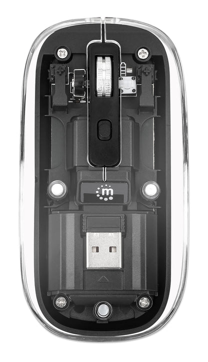 Transparente Wiederaufladbare Kabellose USB-Maus Image 9