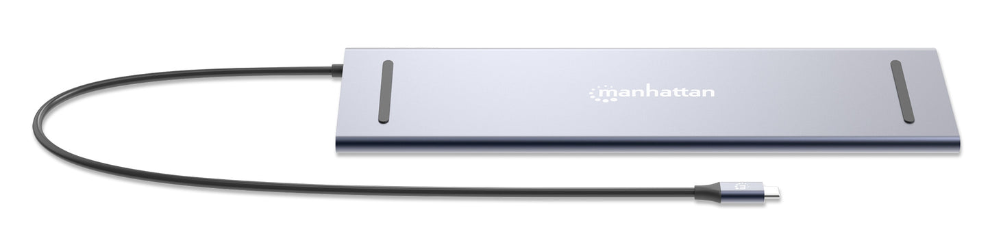USB-C PD 12-in-1 4K Dockingstation / Multiport-Hub für drei Monitore Image 11
