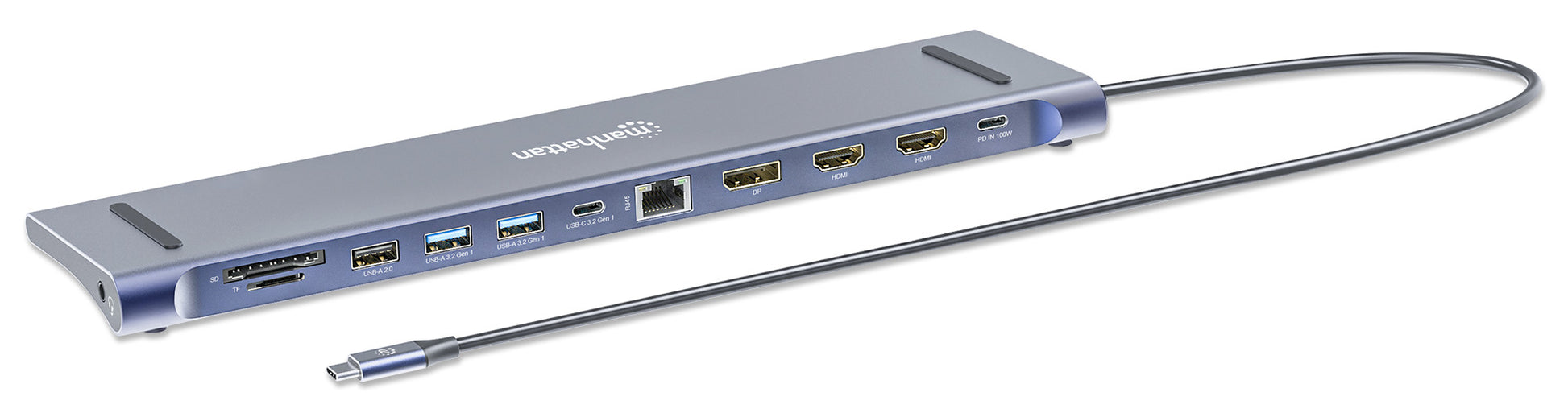 USB-C PD 12-in-1 4K Dockingstation / Multiport-Hub für drei Monitore Image 12