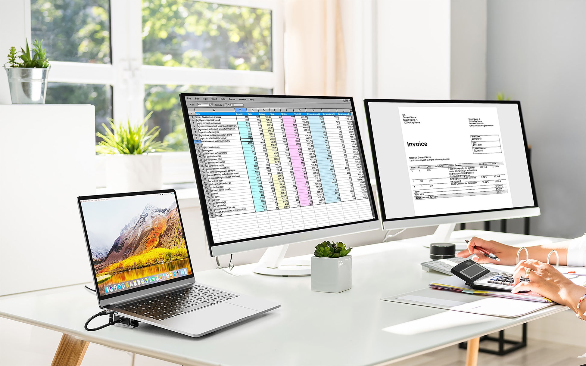 USB-C PD 10-in-1 Dual HDMI-Monitor 4K Dockingstation / Multiport-Hub Image 4