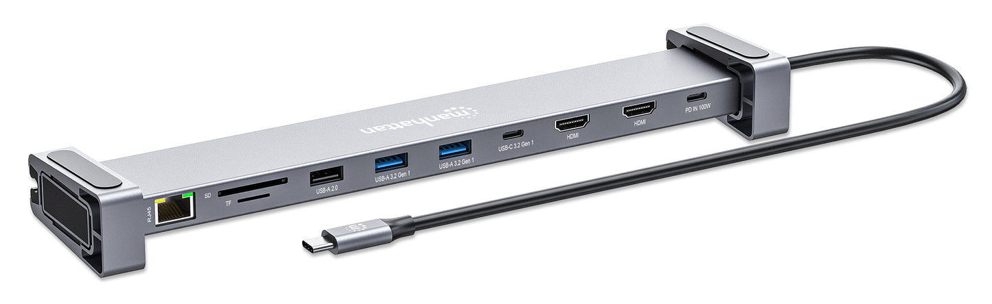 USB-C PD 10-in-1 Dual HDMI-Monitor 4K Dockingstation / Multiport-Hub Image 5